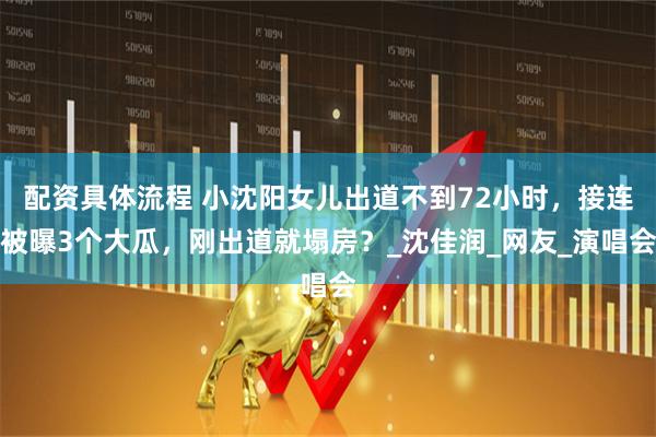 配资具体流程 小沈阳女儿出道不到72小时，接连被曝3个大瓜，刚出道就塌房？_沈佳润_网友_演唱会