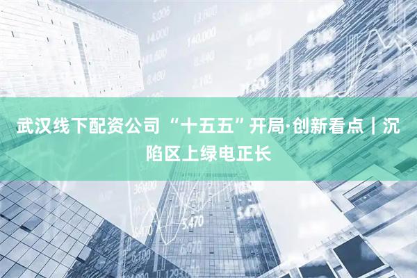 武汉线下配资公司 “十五五”开局·创新看点｜沉陷区上绿电正长